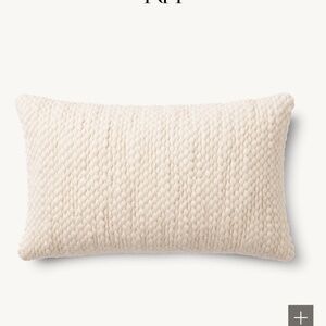 RH LOA Merino Wool Lumbar Pillow